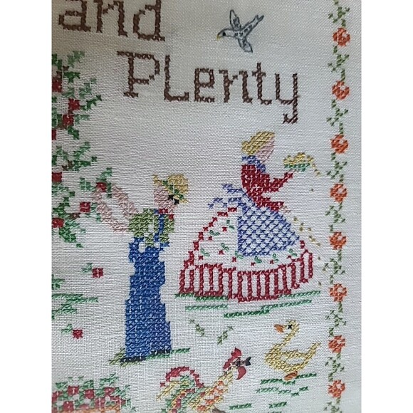 Finished Framed Cross Stitch Large Wall Art - Picture 7 of 10